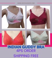 Indian Guddy Bra | 4ps Cotton Bra | Indian Bra